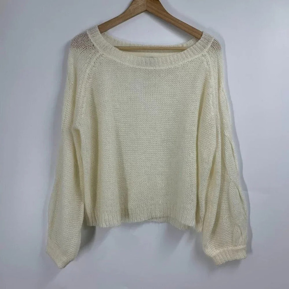 Anthropologie Sweaters - Anthropologie Rosie Neira Women's Round Neck Alpaca Blend Sweater Size M